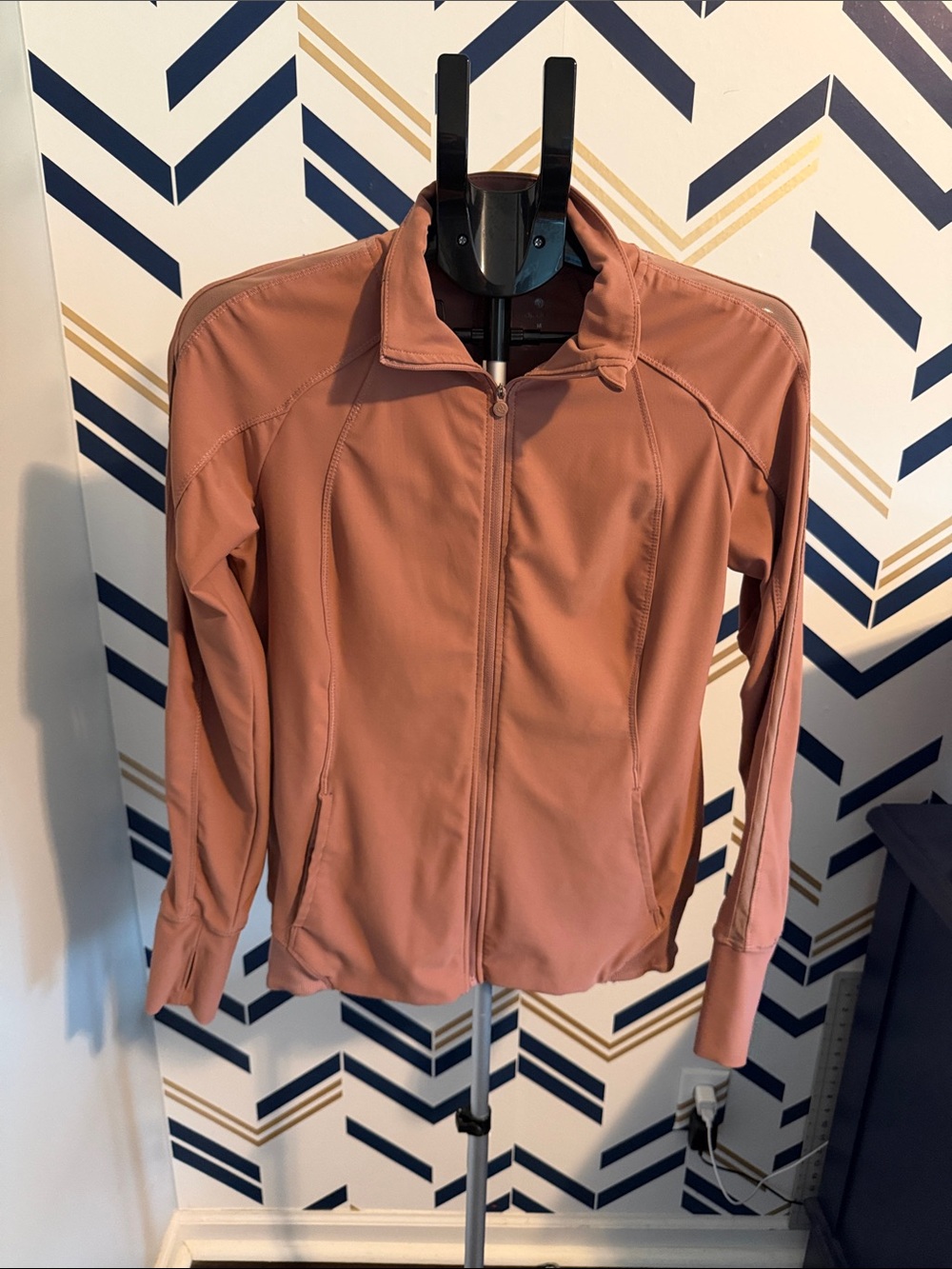 Apana Mauve-Pink Zip-Front Utility Jacket
